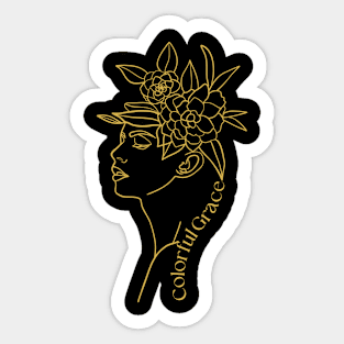 Colorful Grace Sticker